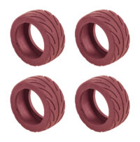 Team Associated NanoSport Radial Tires, red