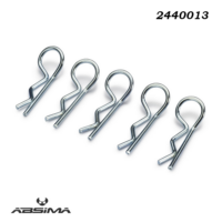 Absima Body Clips (medium/silver) (10)