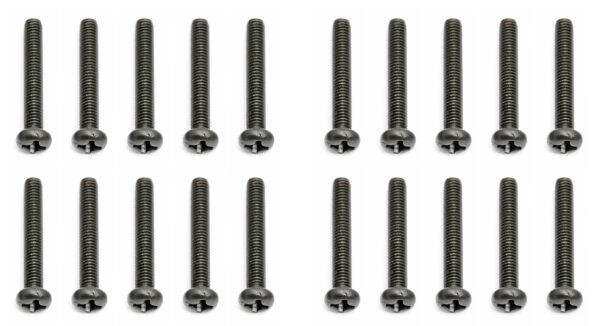 Team Associated Screws, 3x20 mm BHPS