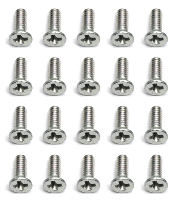 Team Associated Screws, 2x6 mm FHPS