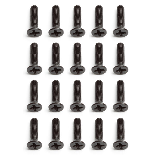Team Associated Screws, 3x0.5x12 mm FHPS