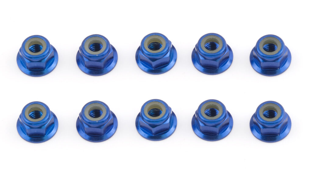 Team Associated FT Blue 4mm Locknut