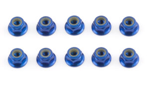 Team Associated FT Blue 4mm Locknut