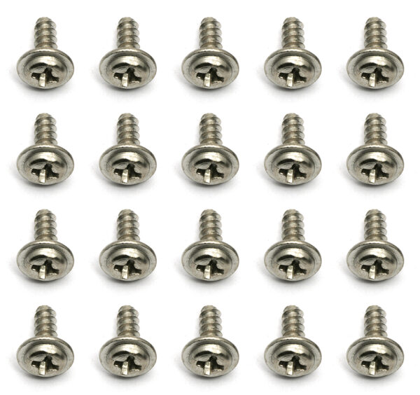Team Associated Tapped Screws, 3x8 mm BHPTS