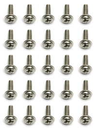 Team Associated Tapped Screws, 3x10 mm BHPTS