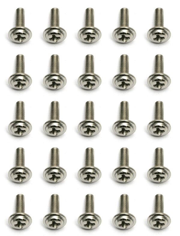 Team Associated Tapped Screws, 3x10 mm BHPTS