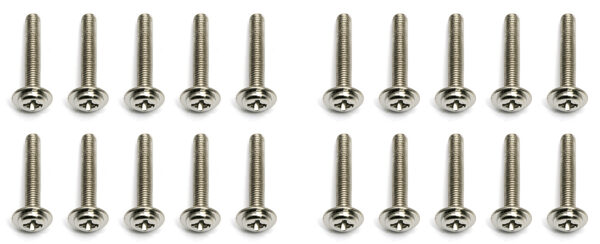 Team Associated Tapped Screws, 3x18 mm BHPTS