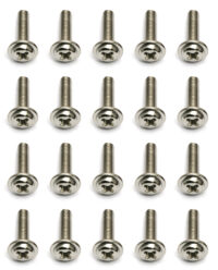 Team Associated Tapped Screws, 3x12 mm BHPTS