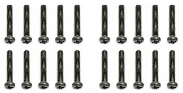 Team Associated Screws, 3x18 mm BHPS