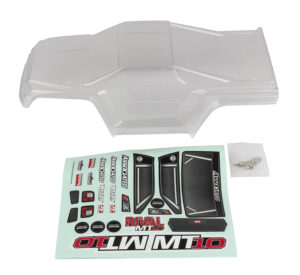 Team Associated RIVAL MT10 Body V2, clear