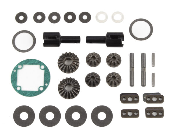 Team Associated RIVAL MT8 Front and Rear Differential Rebuild Set