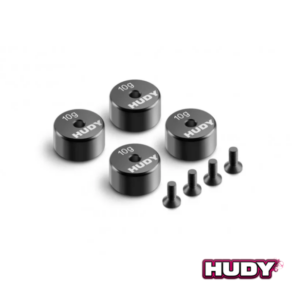 Chassis Weight Precision Balancing 10g (4) (293084) Hudy