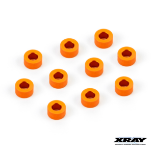 Washer 3x6x3.0mm Alu Orange (10) (303125-O)