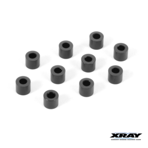 Washer 3x6x5.0mm Alu Black (10) (303126-K)