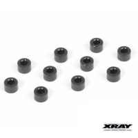 Washer Alum. 3x6x4.0mm Black (10) (303127-K) Xray