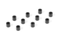 Washer Alum. 3x6x6.0mm Black (10) (303128-K) Xray