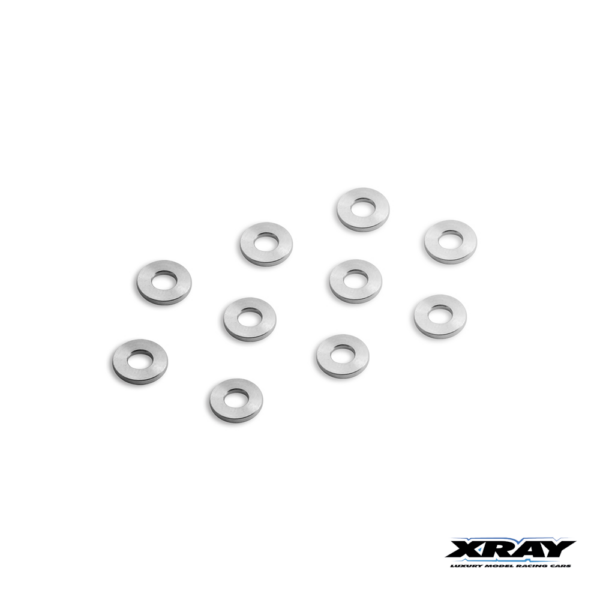Washer Alum. 3x7x1.0mm (10) (303136) Xray