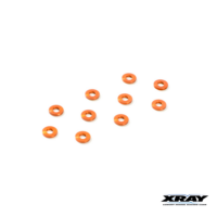 Washer Alum. 3x7x1.0mm Orange (10) (303136-O) Xray