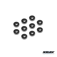 Washer Alum. 3x7x2.0mm Black (10) (303138-K) Xray