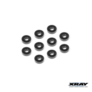 Washer Alum. 3x7x2.0mm Black (10) (303138-K) Xray