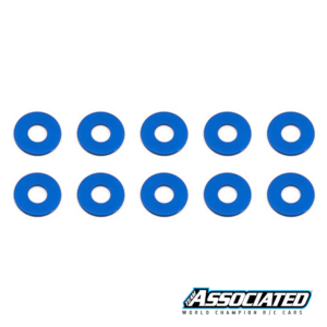Washer Alum. 3x7.8x0.5mm Blue (10) (31384) Team Associated