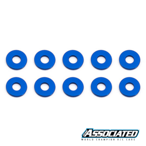 Washers 7.8x3.0x1.0mm Bulkhead Blue (31385)