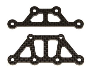 Team Associated Apex2 FT Top Plates, carbon fiber