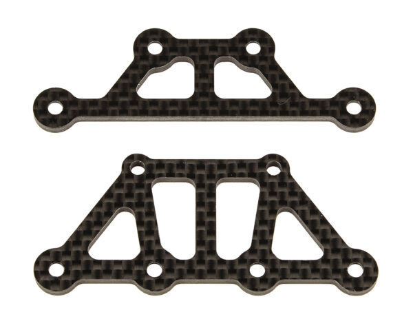 Team Associated Apex2 FT Top Plates, carbon fiber