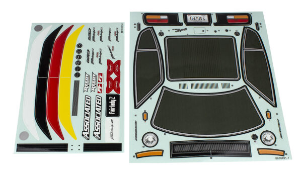 Team Associated APEX2 Sport, Datsun 240Z Decal Sheet