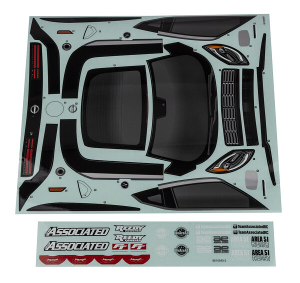 Team Associated Apex2 Sport, Nissan Z Decal Sheets