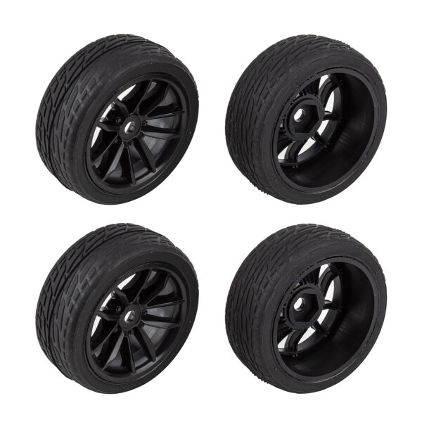 Team Associated Apex2 Sport, Nissan Z Wheels and Tires, mounted