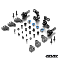 Steering Blocks & C-hubs with Backstop Set (320904) Xray