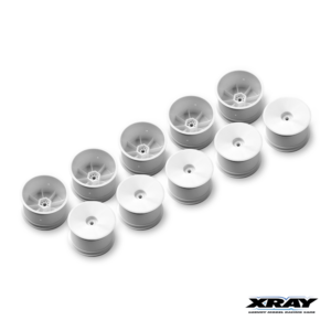 Wheels Rear 12mm White Hard (10) (329901-H)