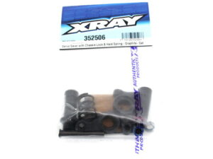 Xray Servo Saver With Chassis Lock & Hard Spring - Graphite - Set