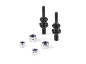 Xray Steel M4/M3 Upper Shock Mount Stand Off With Hex (2)
