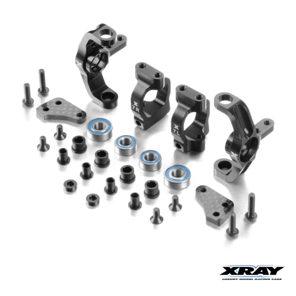 Steering Blocks & 7° C-Hubs Set (360900) Xray