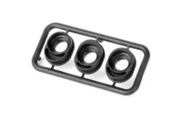 Xray Composite Inline Hub For Bevel Drive Gear - Rear Hs Bulkhead - 1+2+3 Dots