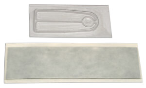 Team Associated Polycarbonate Transponder Mount with servo tape