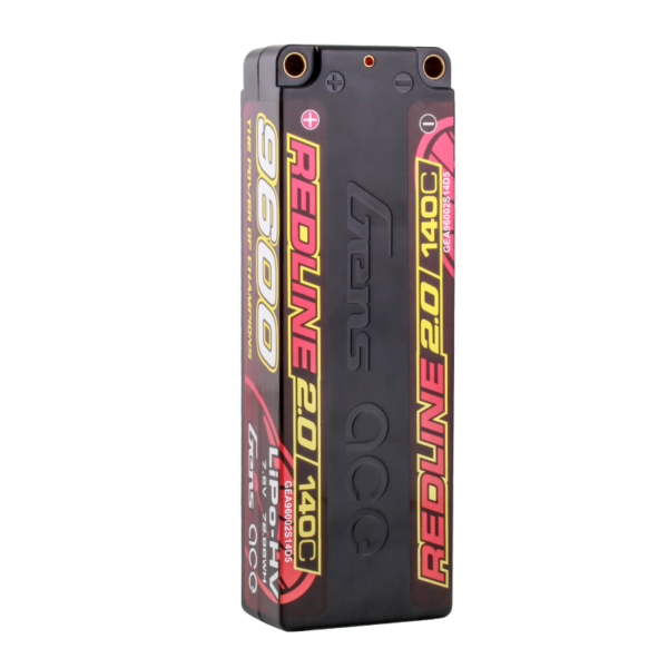 9600mAh 140C 7.6V 2S Gens ace Redline 2.0 Series HardCase HV Lipo Battery (5mm, 324g)