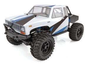Team Associated CR12 Tioga Trail Truck RTR, white and blue