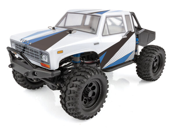 Team Associated CR12 Tioga Trail Truck RTR, white and blue