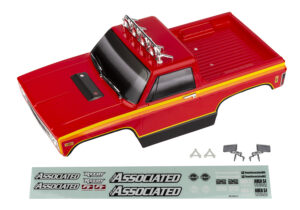 Team Associated MT12 Red RTR Body Set, painted