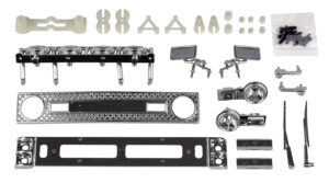 Team Associated MT12 Accessories, chrome