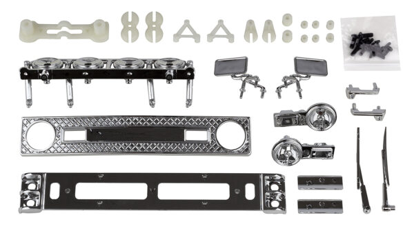Team Associated MT12 Accessories, chrome