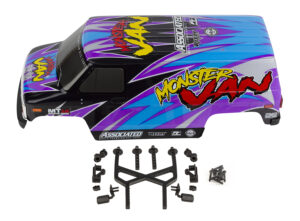 Team Associated MT12 Monster Van Body Set, painted