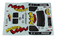 Team Associated MT12 Monster Van Decal Sheet