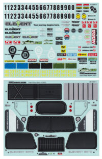 Element RC Enduro12, Ecto Decal Sheet