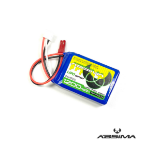 1200mAh 7.4V 2S TX LiPo Battery ABSIMA (JST/BEC Plug)