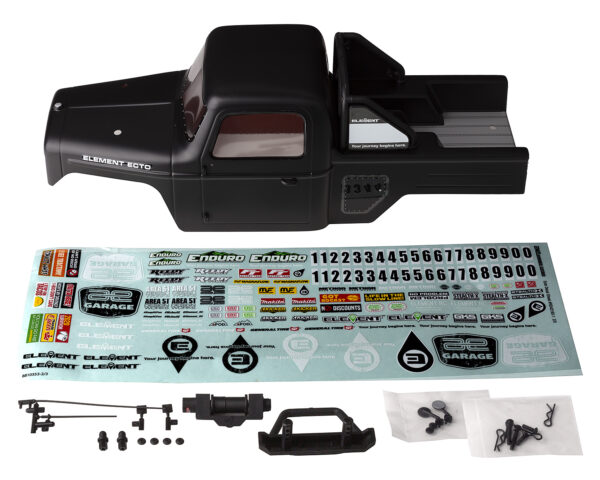 Element RC Enduro Ecto Black Body Set, painted