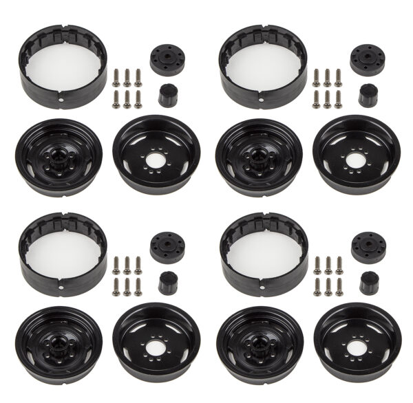 Element RC Enduro Steelie Wheels, 1.9", black